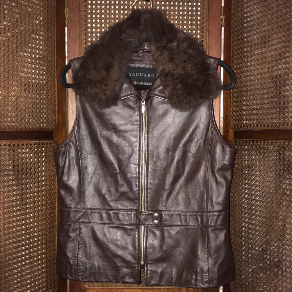 Saguaro Leather Vest